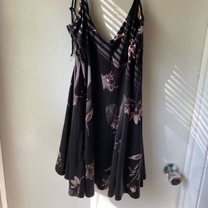 Kimchi Blue Floral Back Tie Dress